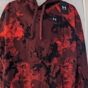 Under Armour red camo hoodie medium NWT